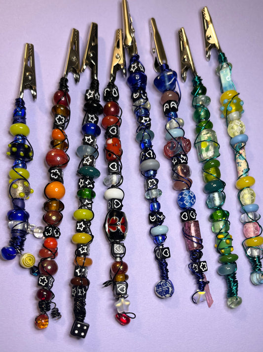 beaded clips collection